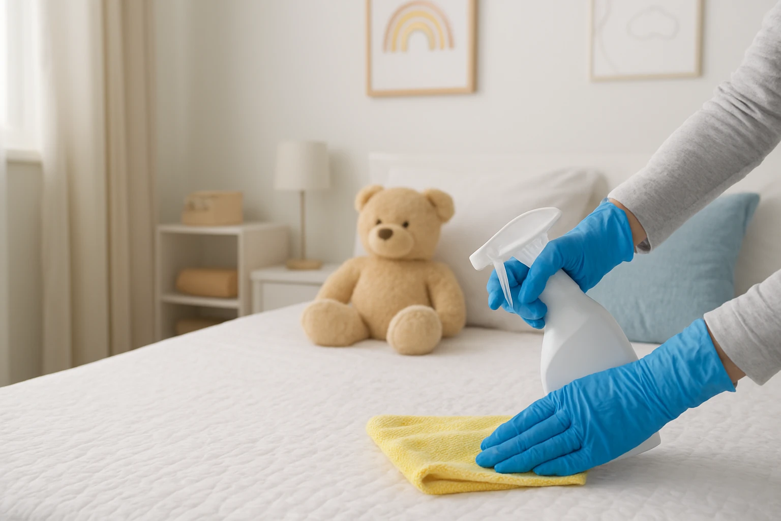 Seasonal Bedroom Deep Clean for Kids with Eczema