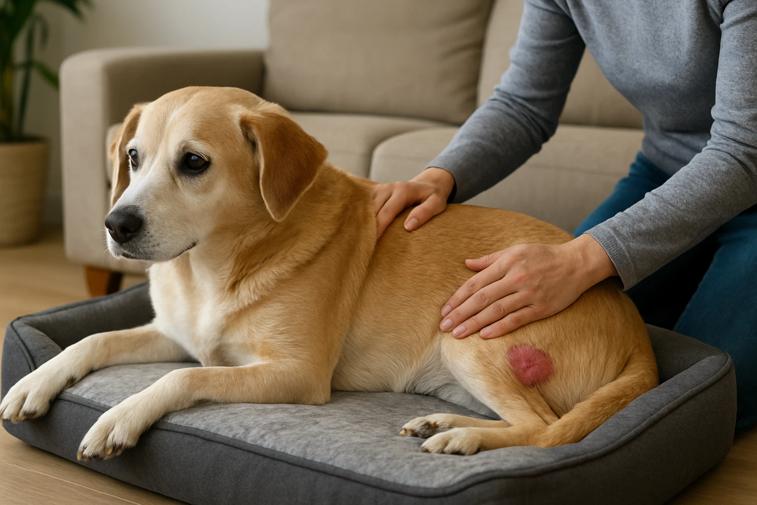 How to Introduce an Orthopedic Bed to a Dog with Pressure Sores