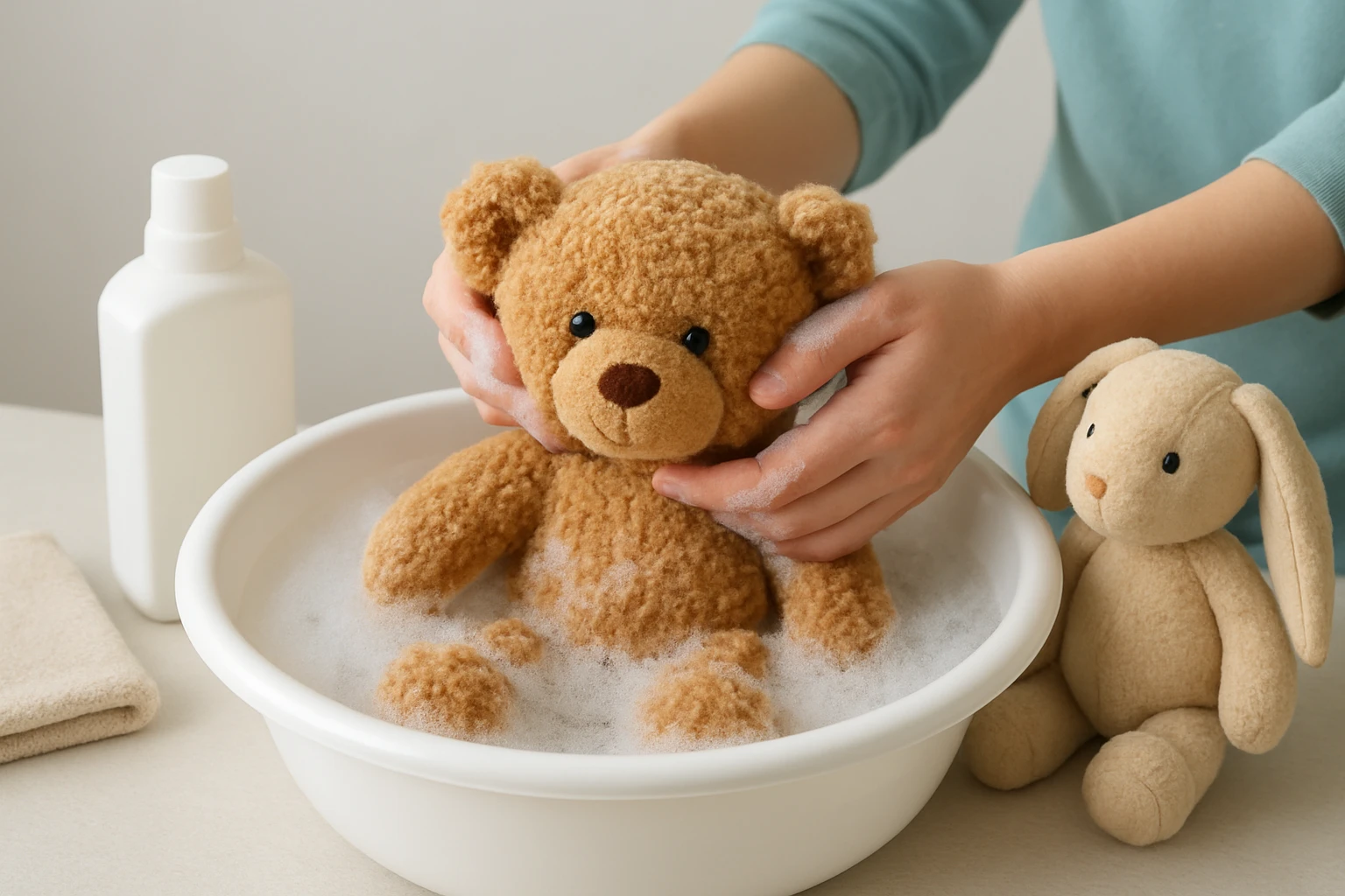 How to Wash Stuffed Animals for Children with Eczema