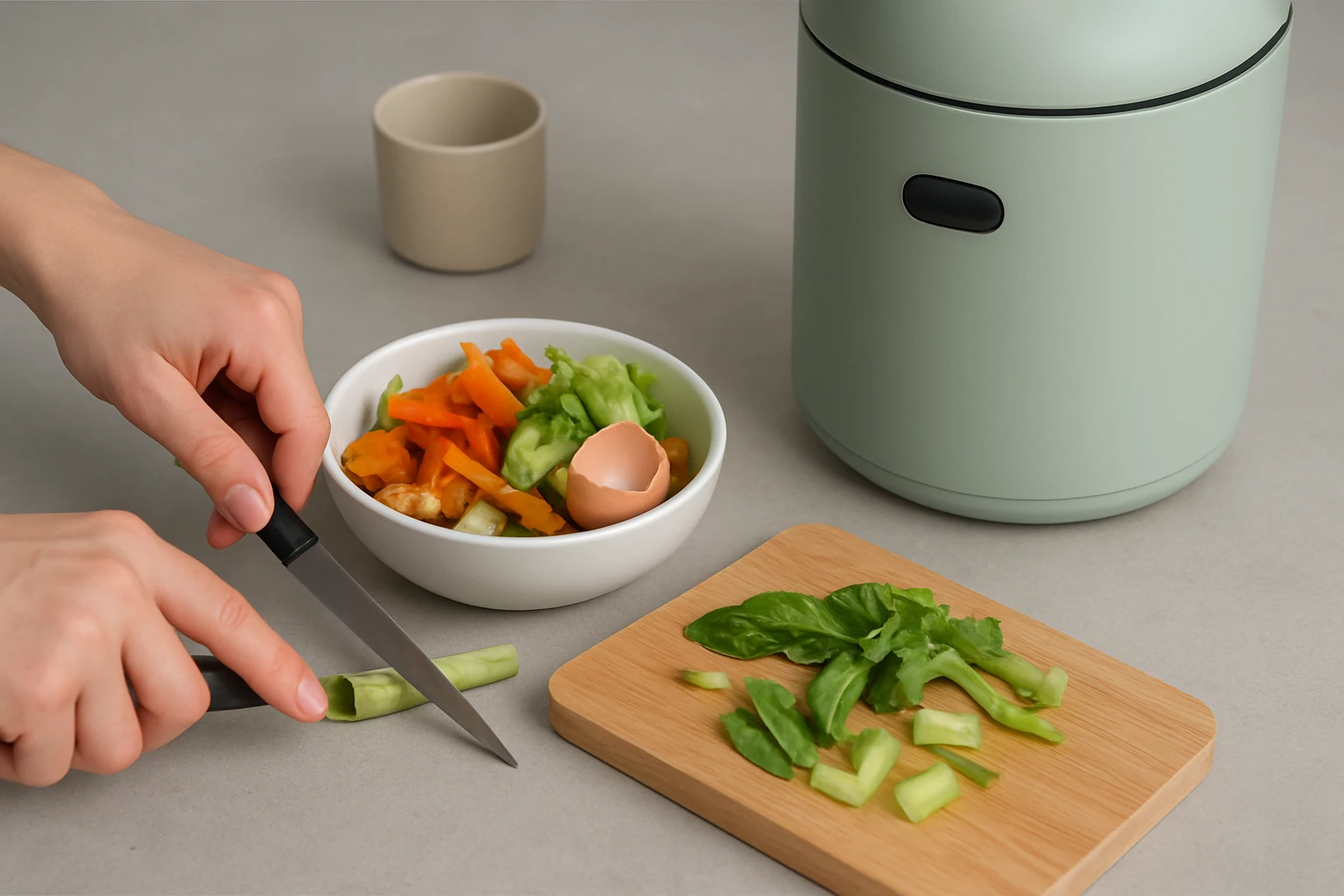 How to Prepare Food Scraps for an Electric Composter