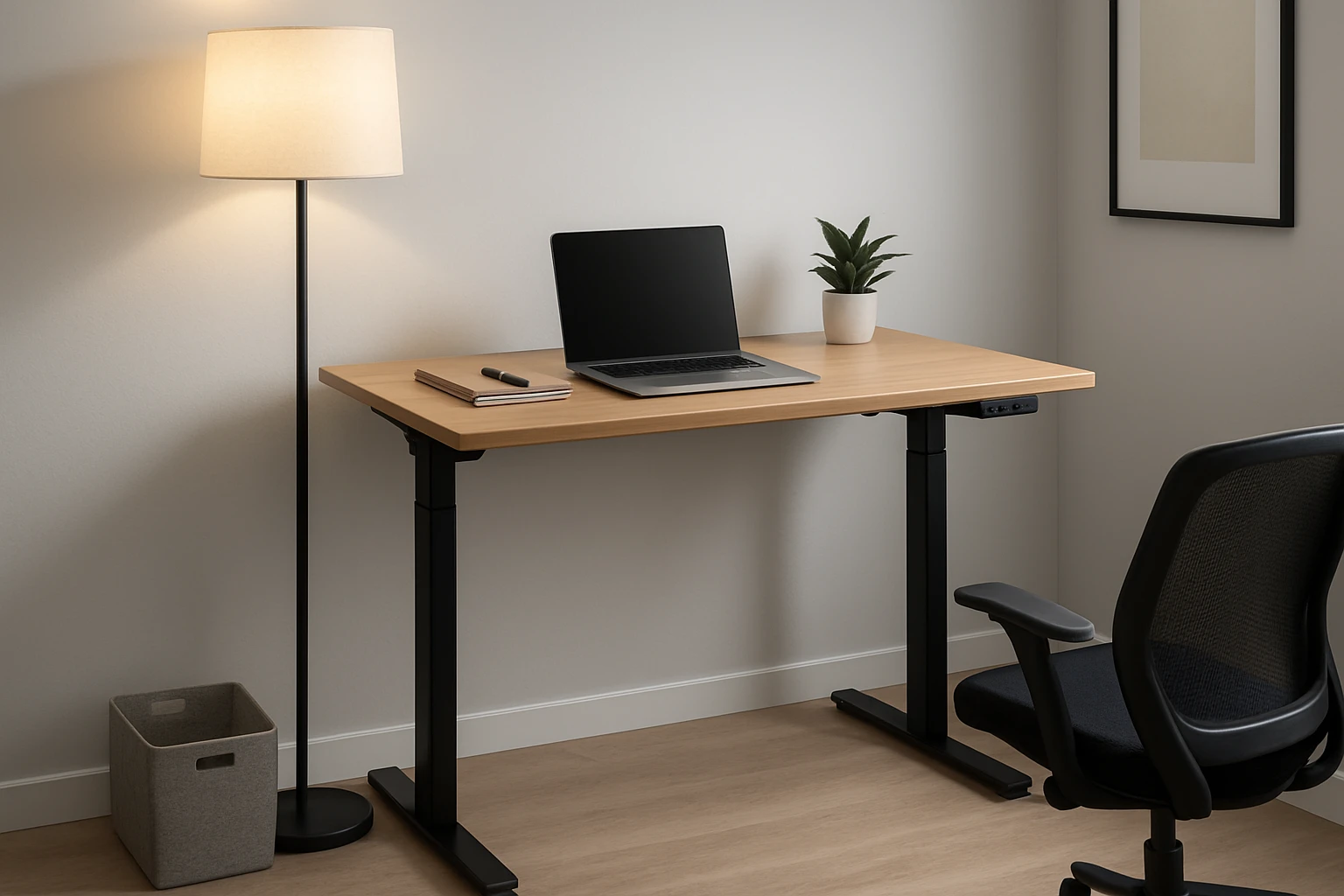 Standing Desk and Lamp Comparison: TIQLAB, Furmax, FLEXISPOT, Pzloz
