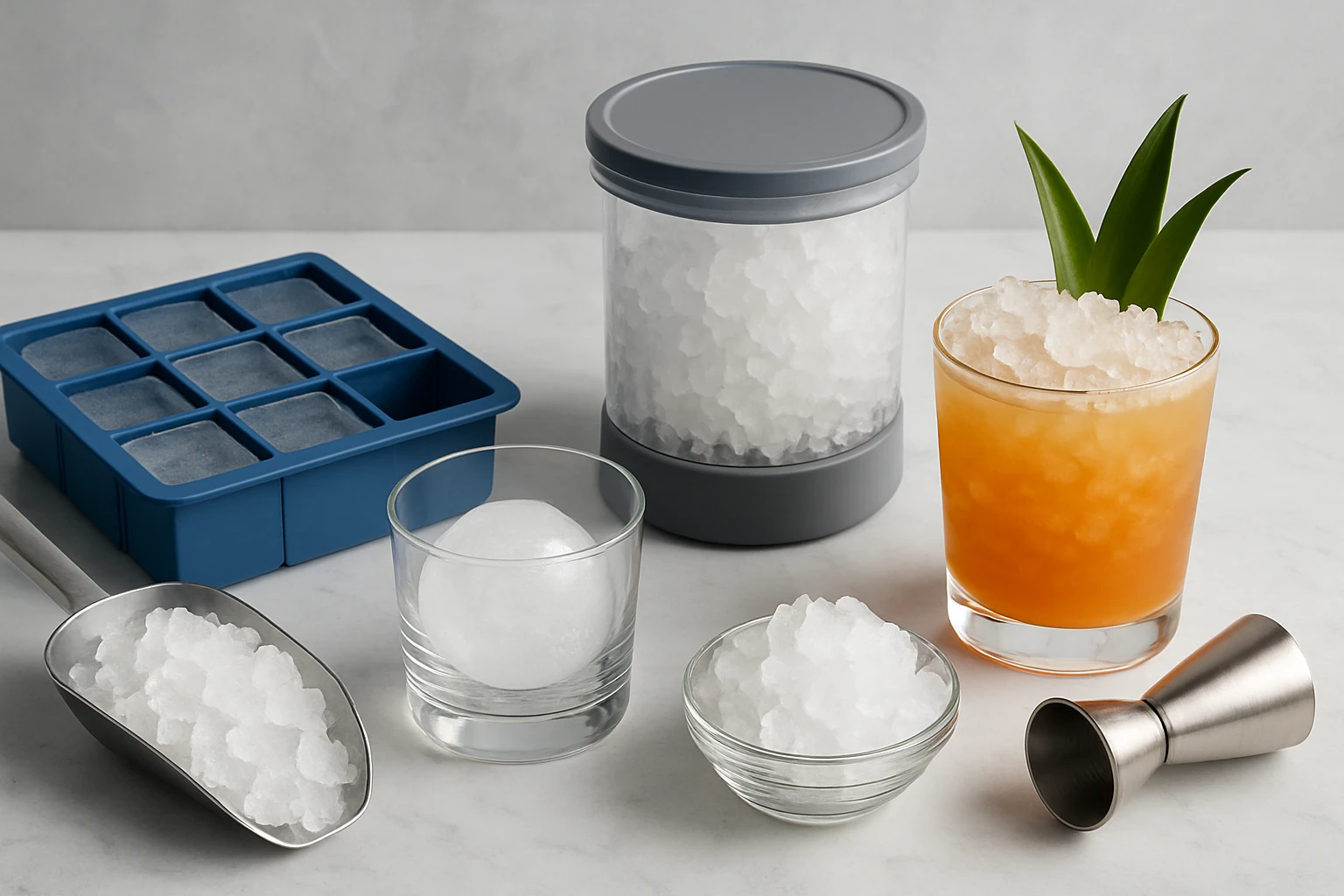 How to Choose the Best Ice for Tiki Cocktails: Crushed, Cubes, Spheres & Clear Ice