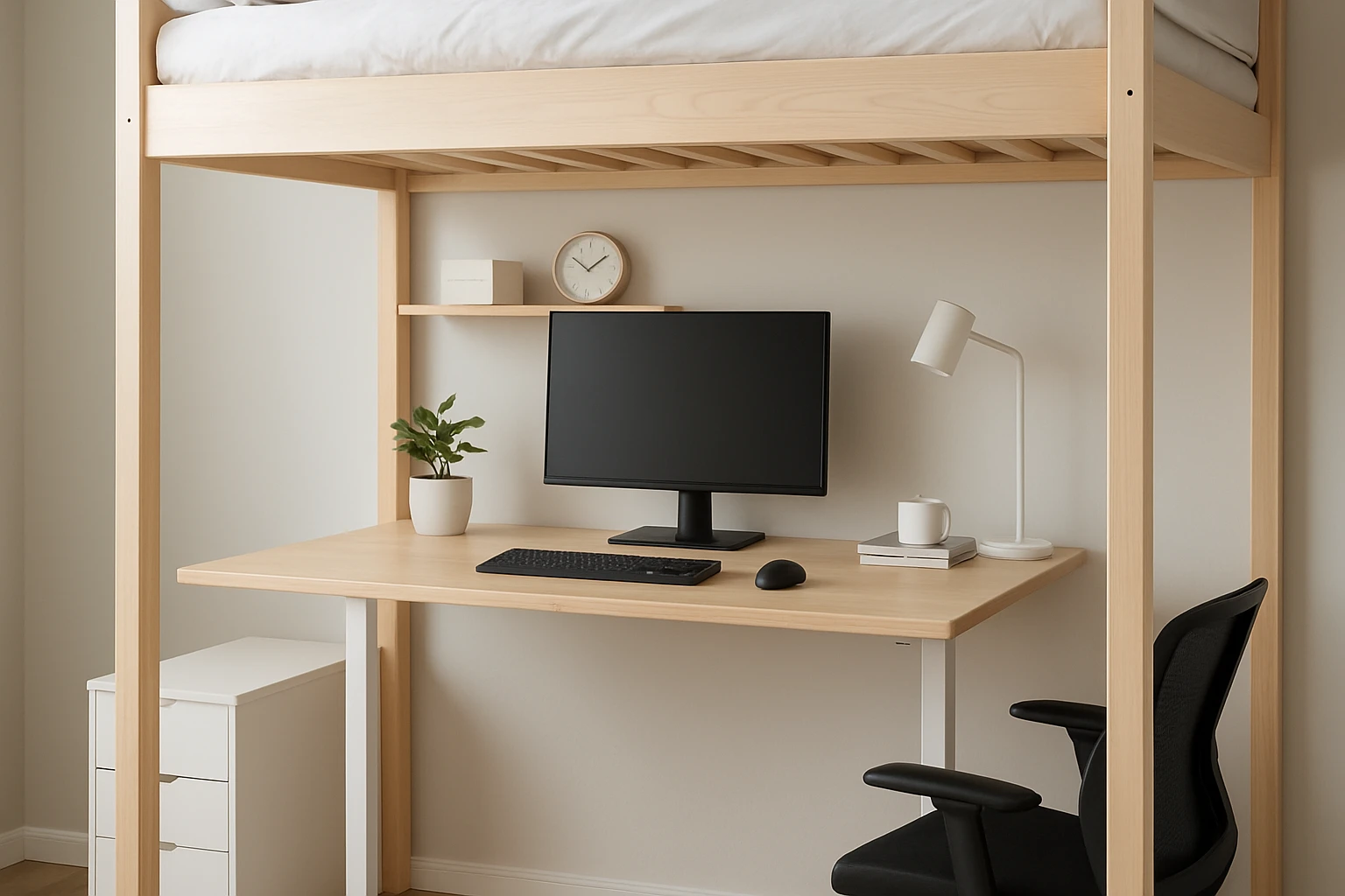 How to Build a Space‑Saving Standing Desk Under a Loft Bed