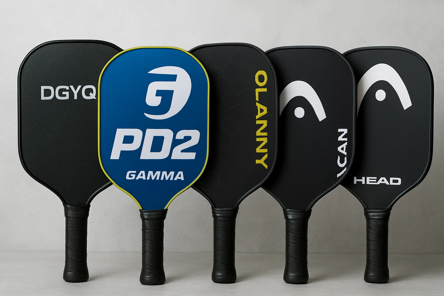 Amazon Pickleball Paddle Comparison: DGYGQ, GAMMA, OLANNY, Vulcan, and HEAD