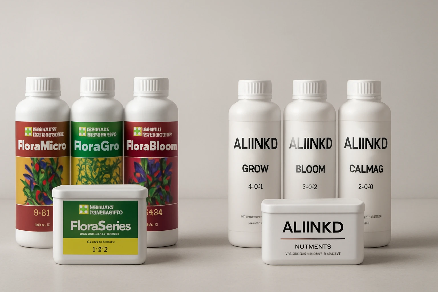 General Hydroponics vs ALIINKD Nutrient Sets: In‑Depth Comparison