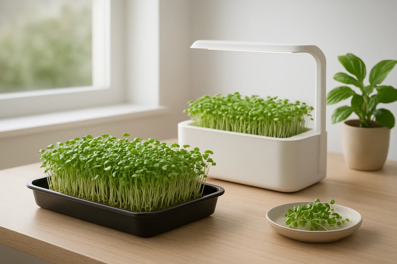 How to Start a Profitable Microgreens Hydroponic Business from Home