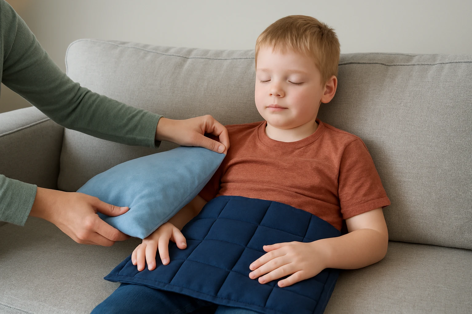 How to Create a Sensory Diet Weighted Lap Pad Routine