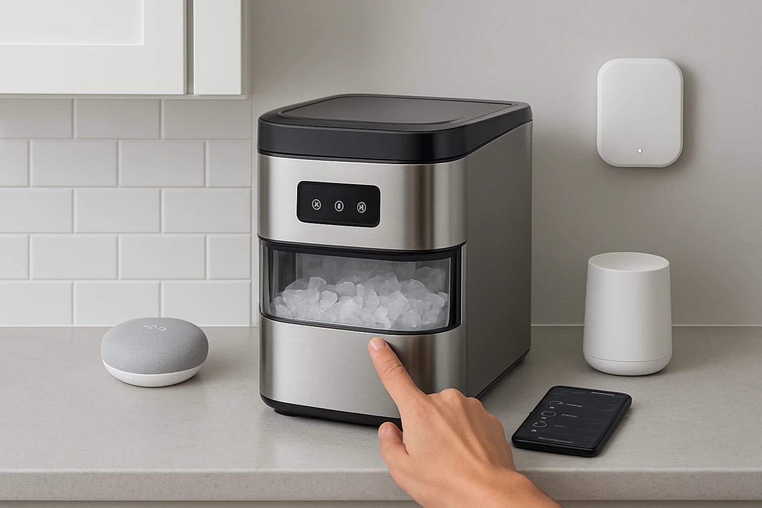 How to Integrate a Countertop Ice Maker into Your Smart Home