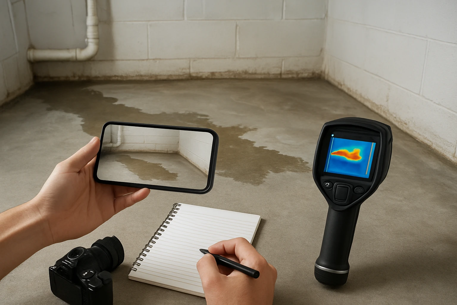 How to Document Basement Water Damage for Insurance Claims
