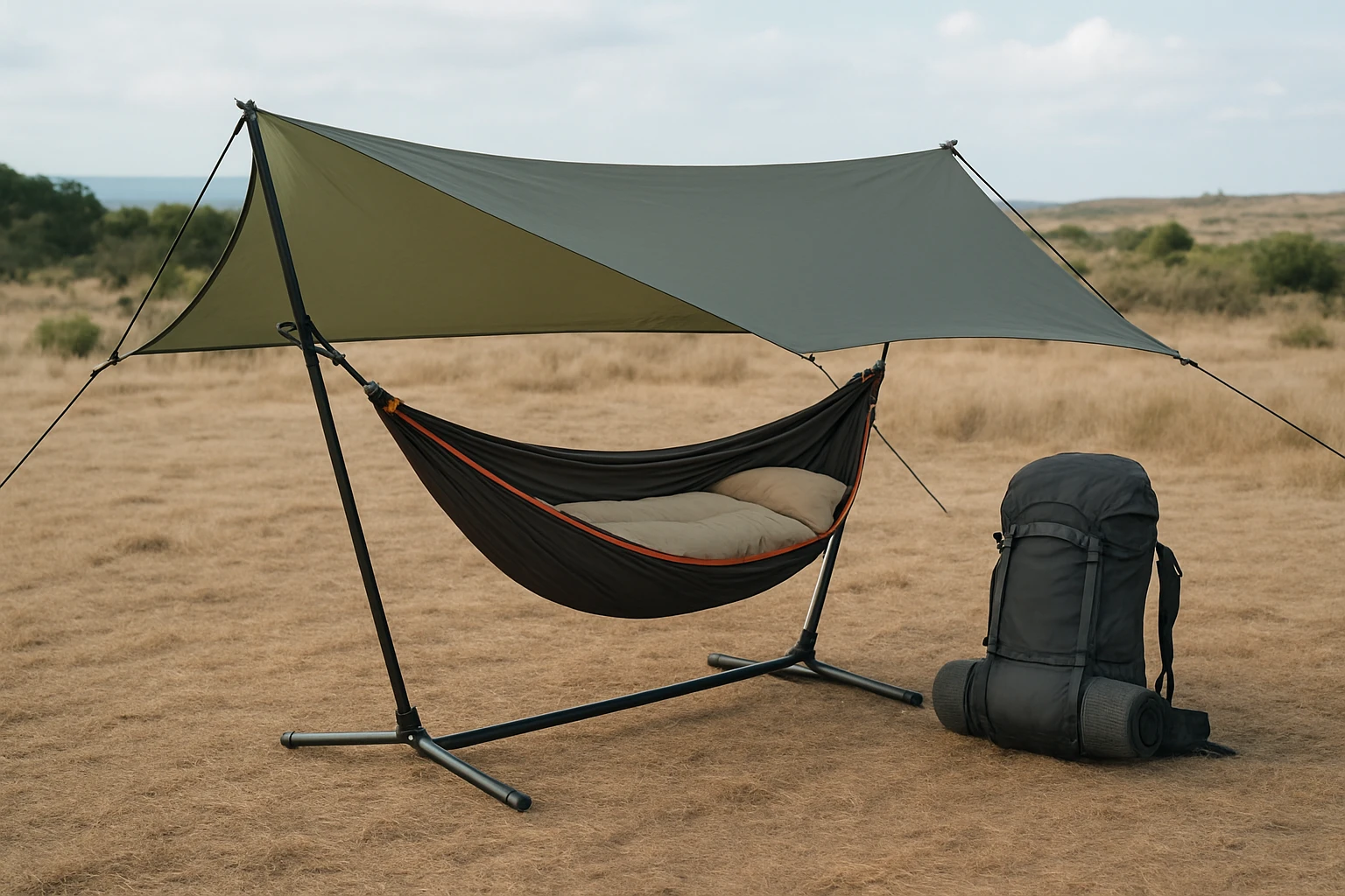 How to Hammock Camp Without Trees: 8 Easy Ways