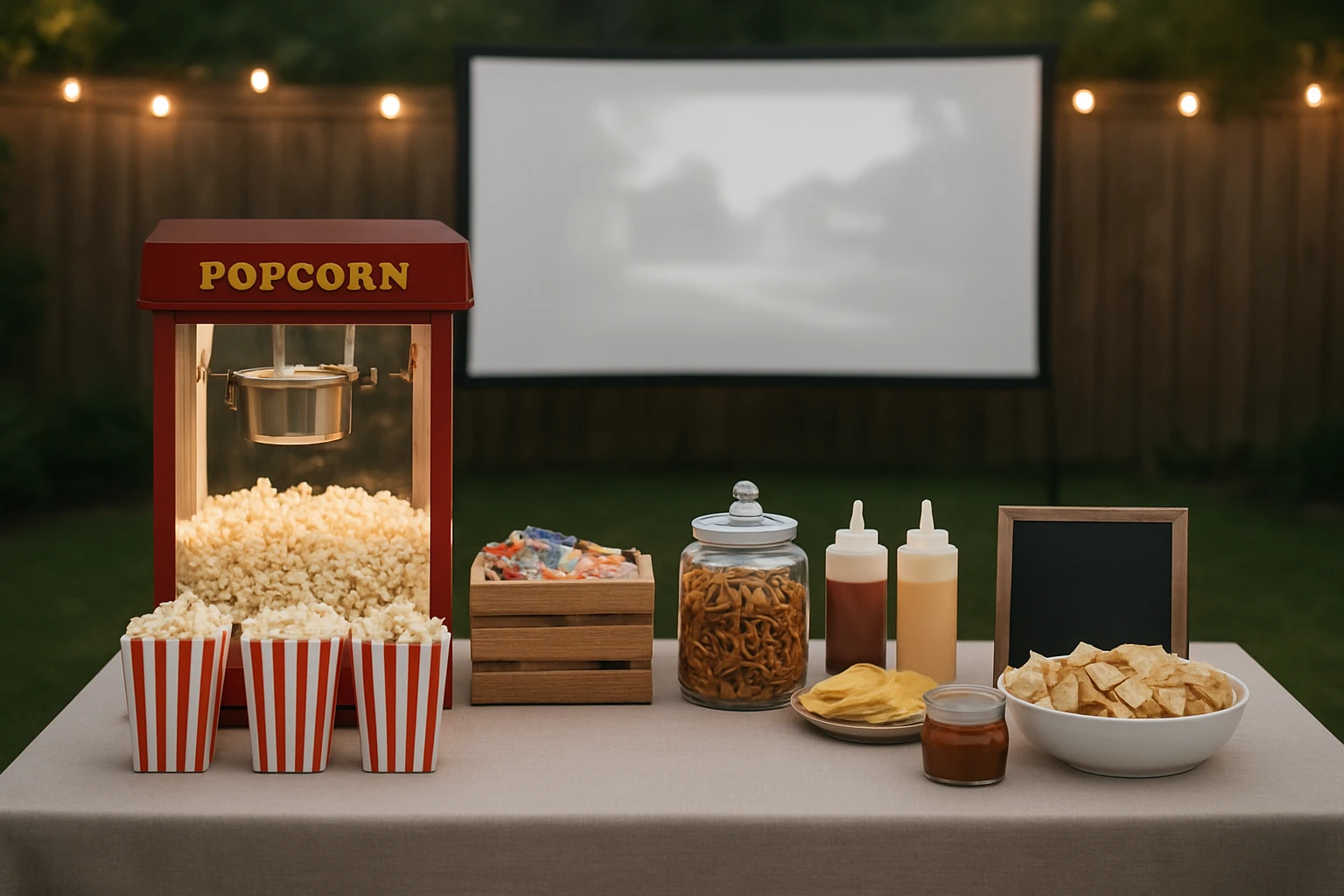 Run Backyard Movie Night Concessions: Setup, Menu & Profit Tips