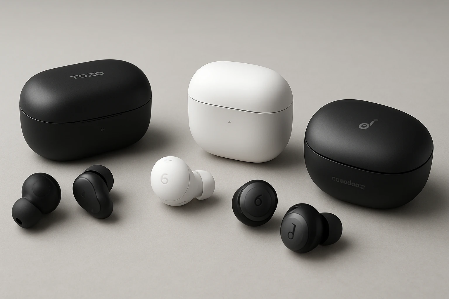 TOZO NC9 vs Google Pixel Buds Pro 2 vs Anker Soundcore Space A40 – In‑Depth Comparison