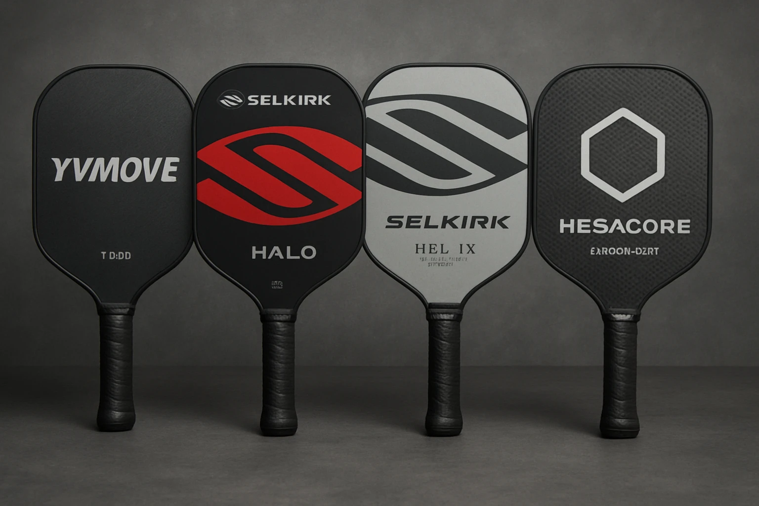 YVmove vs Selkirk vs Warping Point vs Hesacore: Pickleball Paddle Comparison 2024