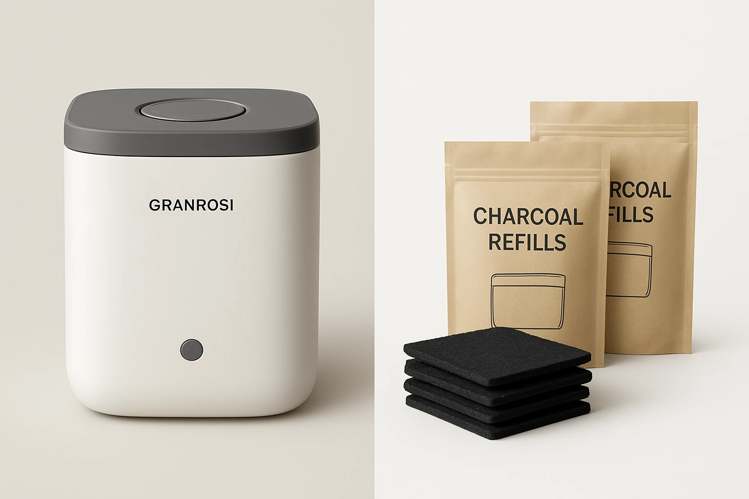 Granrosi Compost Bin vs Charcoal Refills: In‑Depth Comparison