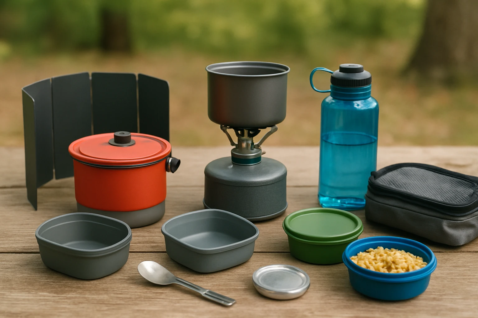 Ultralight Backpacking Kitchen for Families with Kids