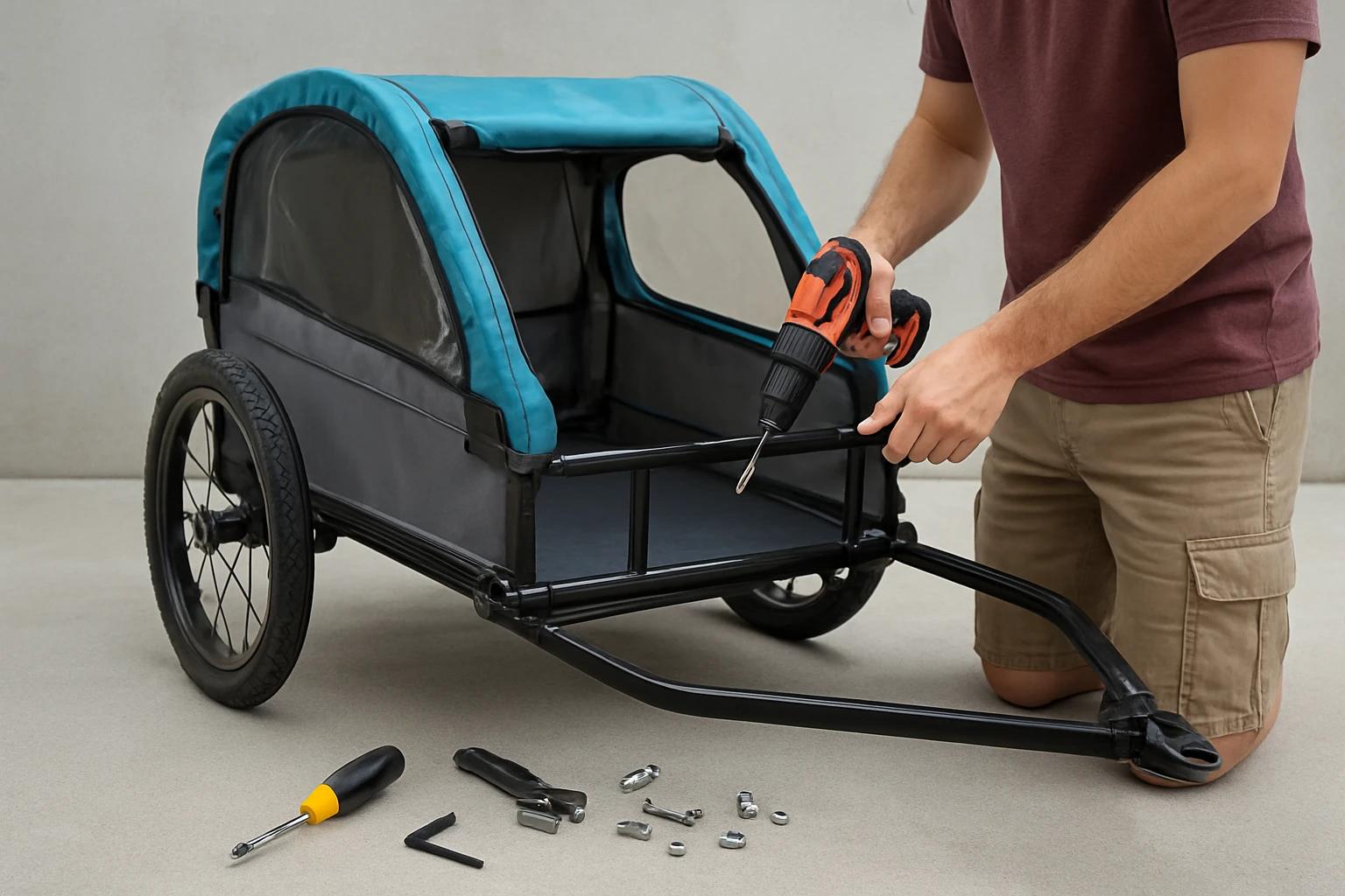 Convert a Child Bike Trailer to a Cargo Trailer – DIY Guide