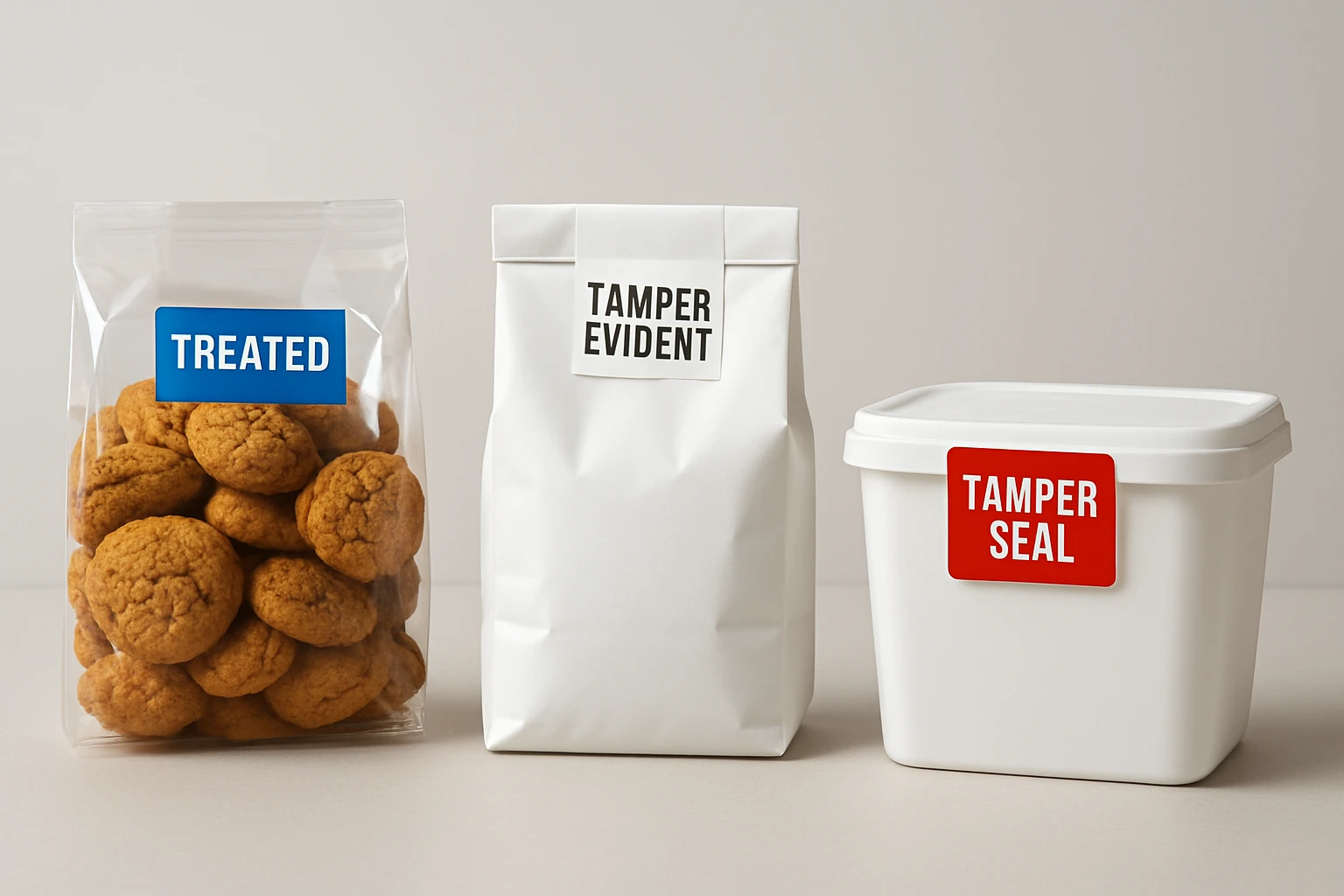 Jetmore Treat Bags vs L LIKED Labels vs DayMark TamperSeal: In‑Depth Comparison