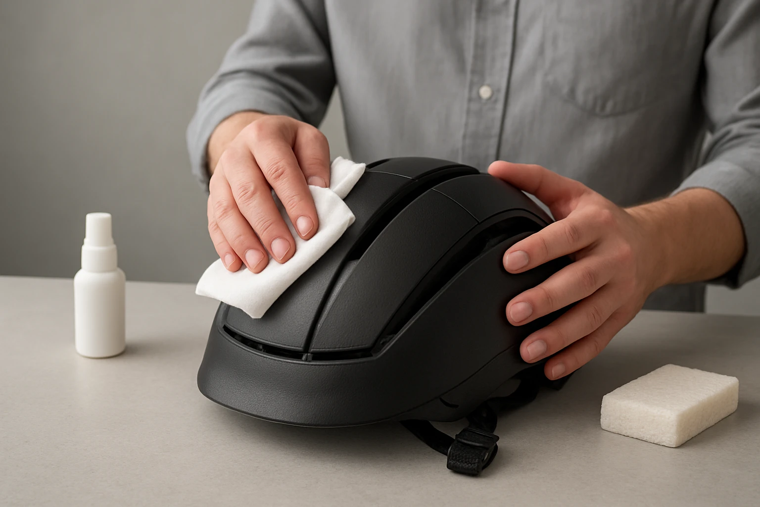 How to Clean a Foldable Helmet – Remove Odor, Sweat & Protect Hinges