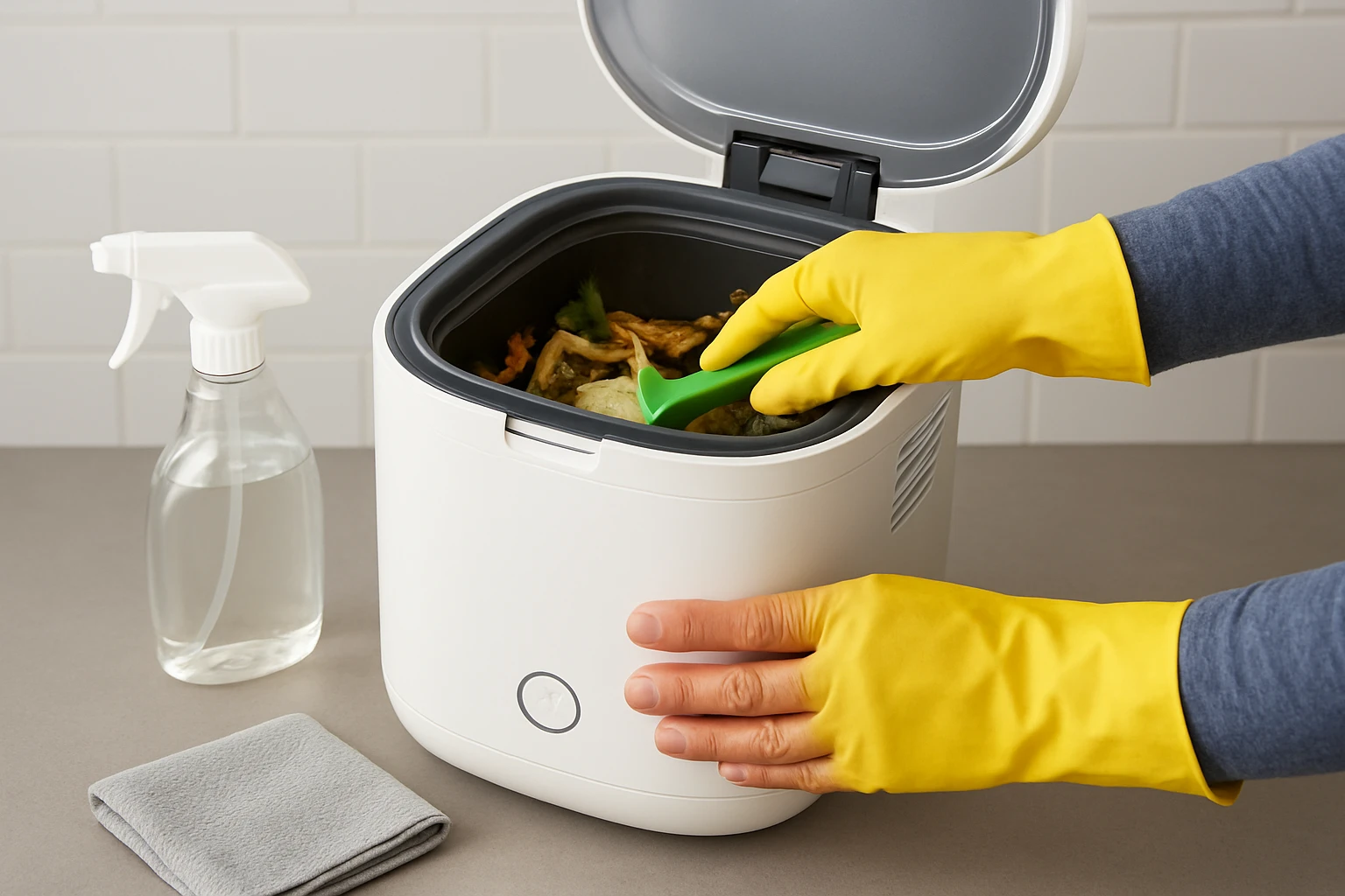 How to Deep Clean an Electric Countertop Composter