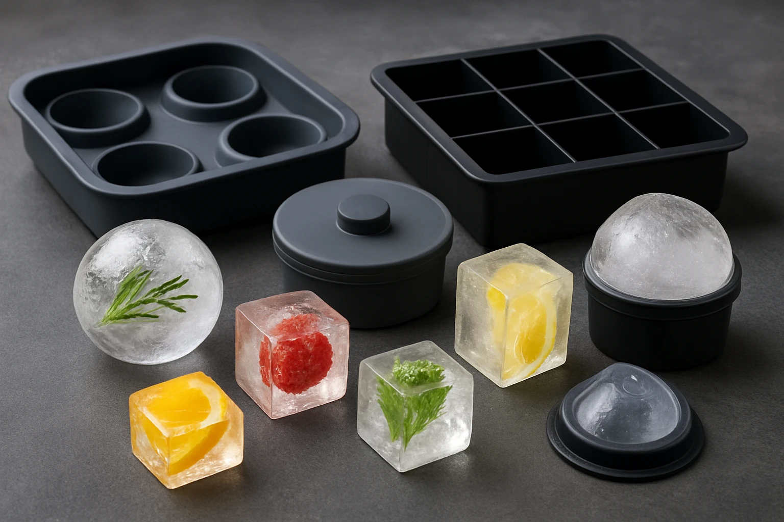 10 Best Ice Molds for Cocktail Garnish Infusion