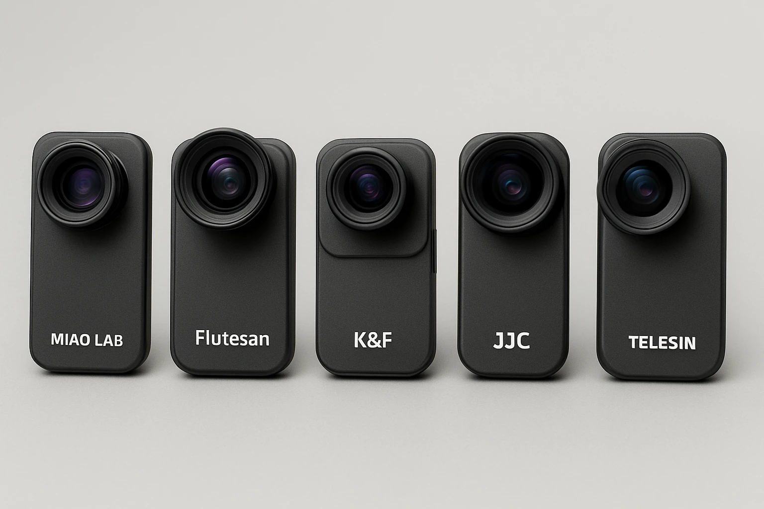 MIAO LAB vs Flutesan vs K&F vs JJC vs TELESIN: In‑Depth Amazon Lens & Grip Comparison