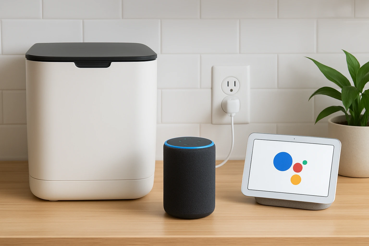 How to Connect Your Countertop Composter to Alexa and Google Assistant