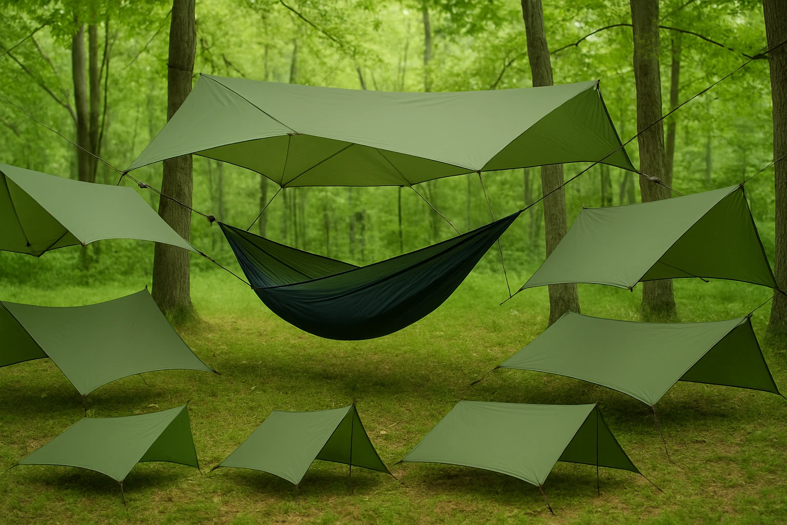 Best Tarp Shapes for Hammock Camping: 8 Top Designs and When to Use Them