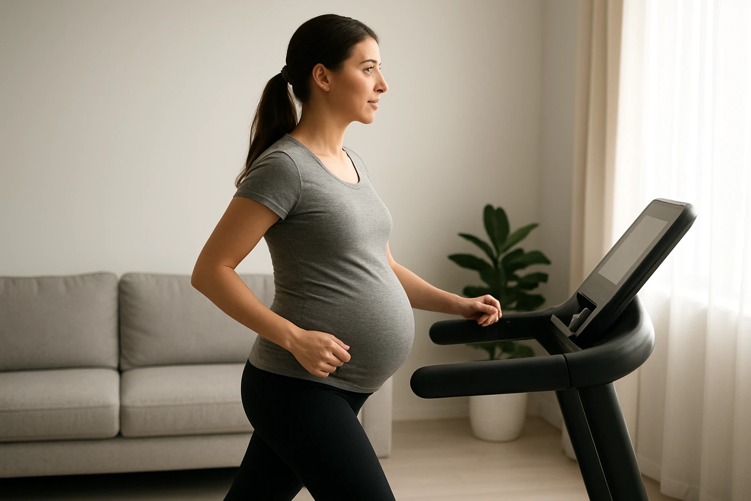 Apartment‑Friendly Pregnancy Treadmill Walking Plan