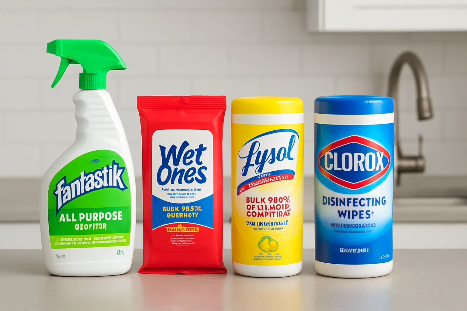 Fantastik Cleaner vs Wet Ones, Lysol & Clorox Wipes: Detailed Comparison