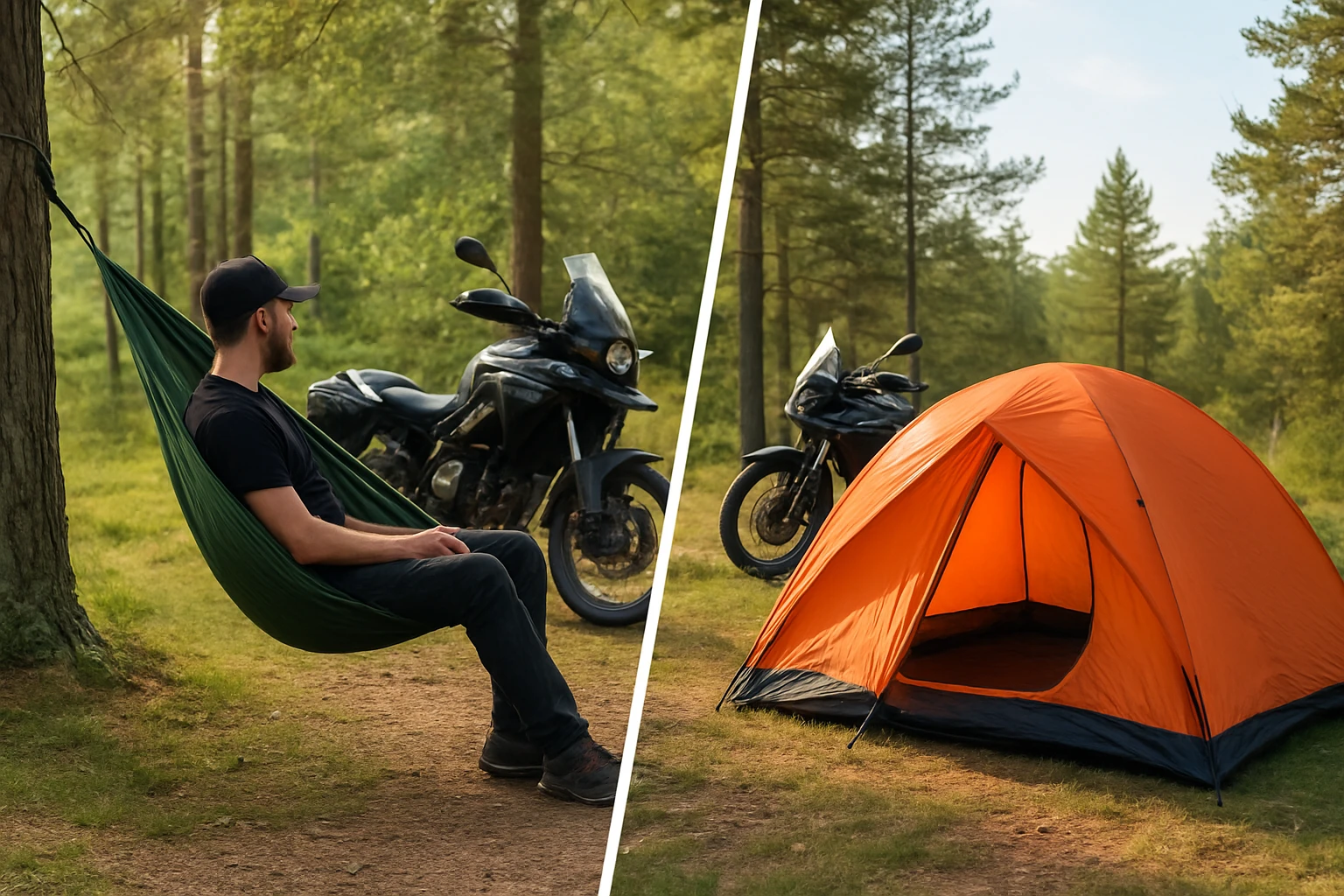 Hammock vs Tent Motorcycle Camping: Ultimate Shelter Guide