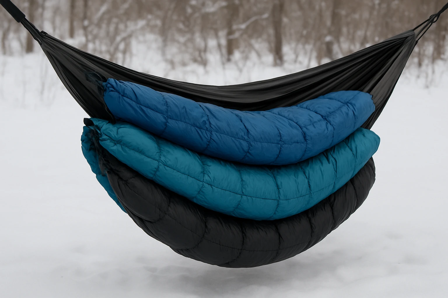 How to Layer Underquilts for Subzero Hammam Camping