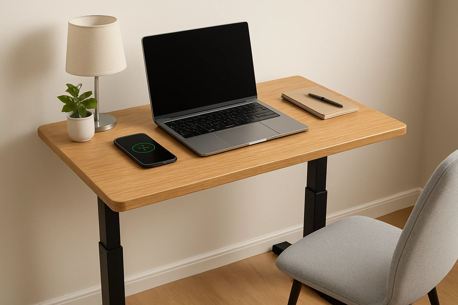 10 Best Compact Standing Desks with Wireless Charging for Small Spaces