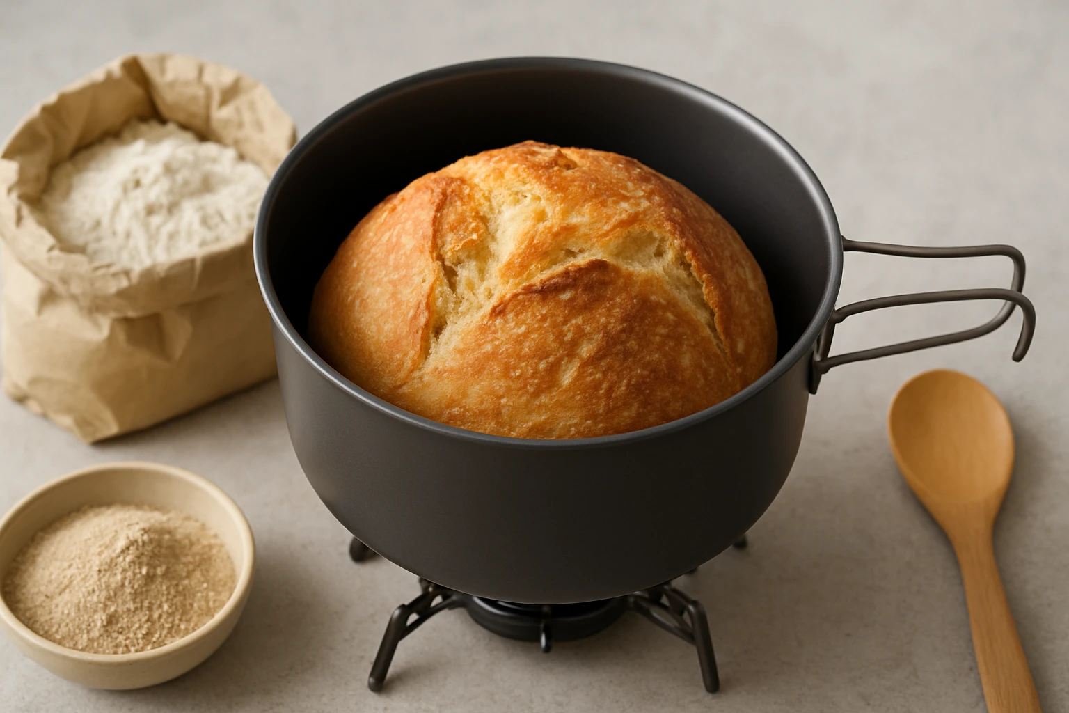 Bake Trail Bread with a Titanium Pot – Step-by-Step Guide