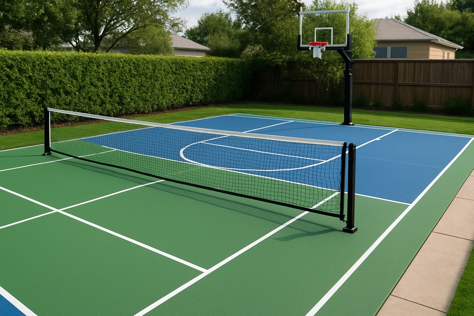 How to Build a Multi‑Sport Backyard Court for Pickleball & Basketball