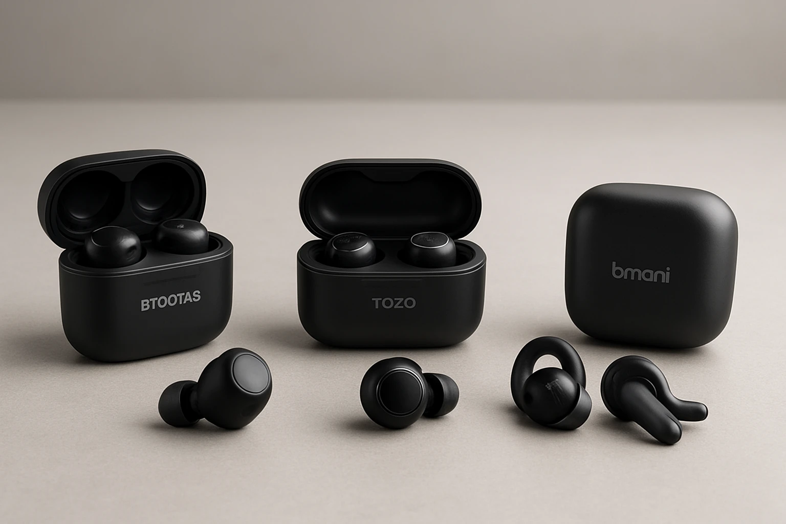 Btootos vs TOZO NC9 vs bmani Sports Earbuds: Detailed Comparison