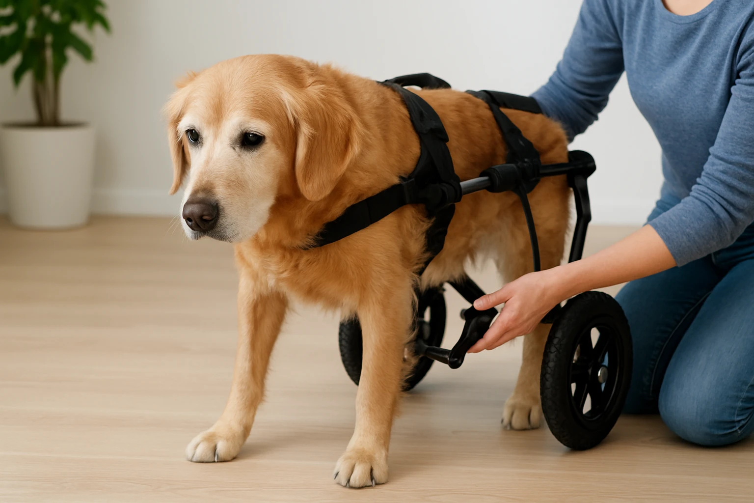 How to Introduce a Wheelchair to Your Senior Dog