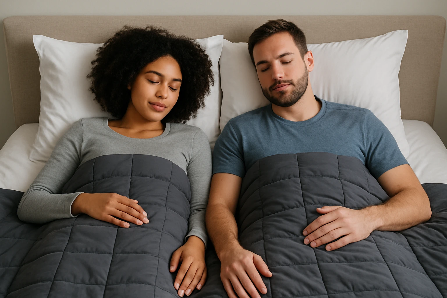 Weighted Blanket Guide for Couples with Different Weight Needs