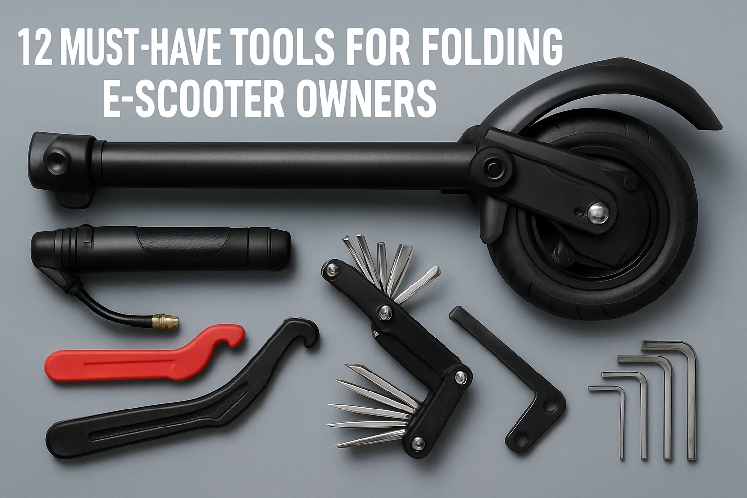 12 Must-Have Tools for Folding E‑Scooter Owners