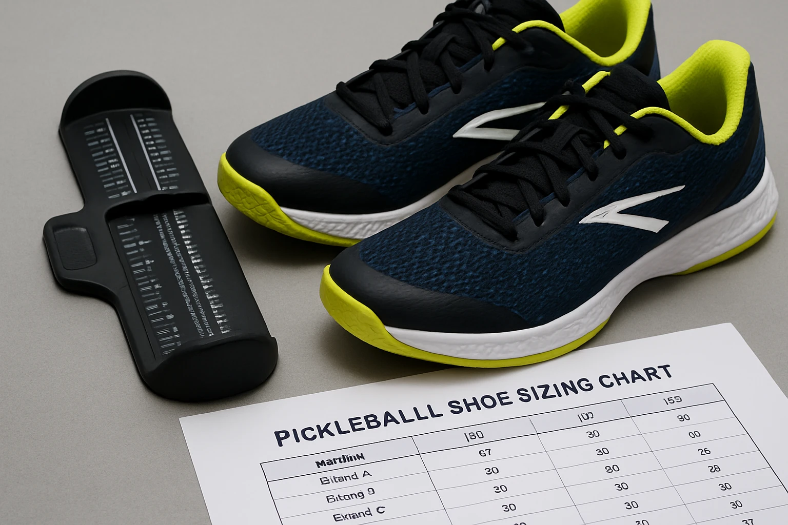 Pickleball Shoe Sizing Guide: Brand-by-Brand Fit Charts & Tips
