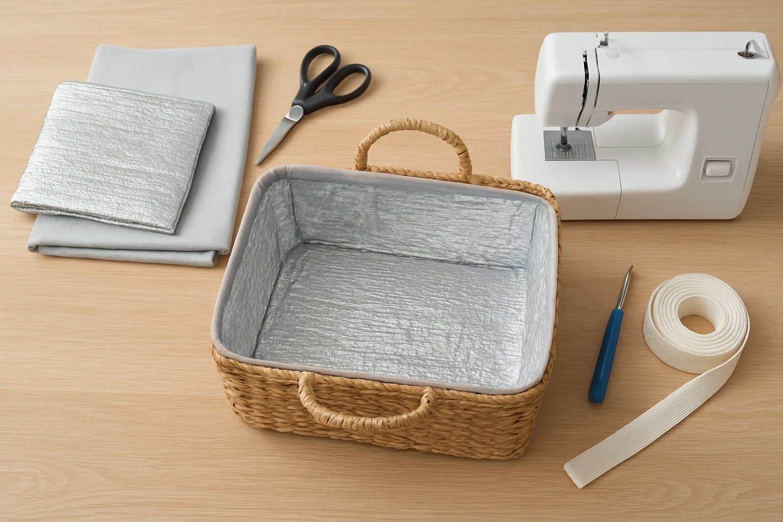 How to Make a DIY Insulated Grocery Basket Liner