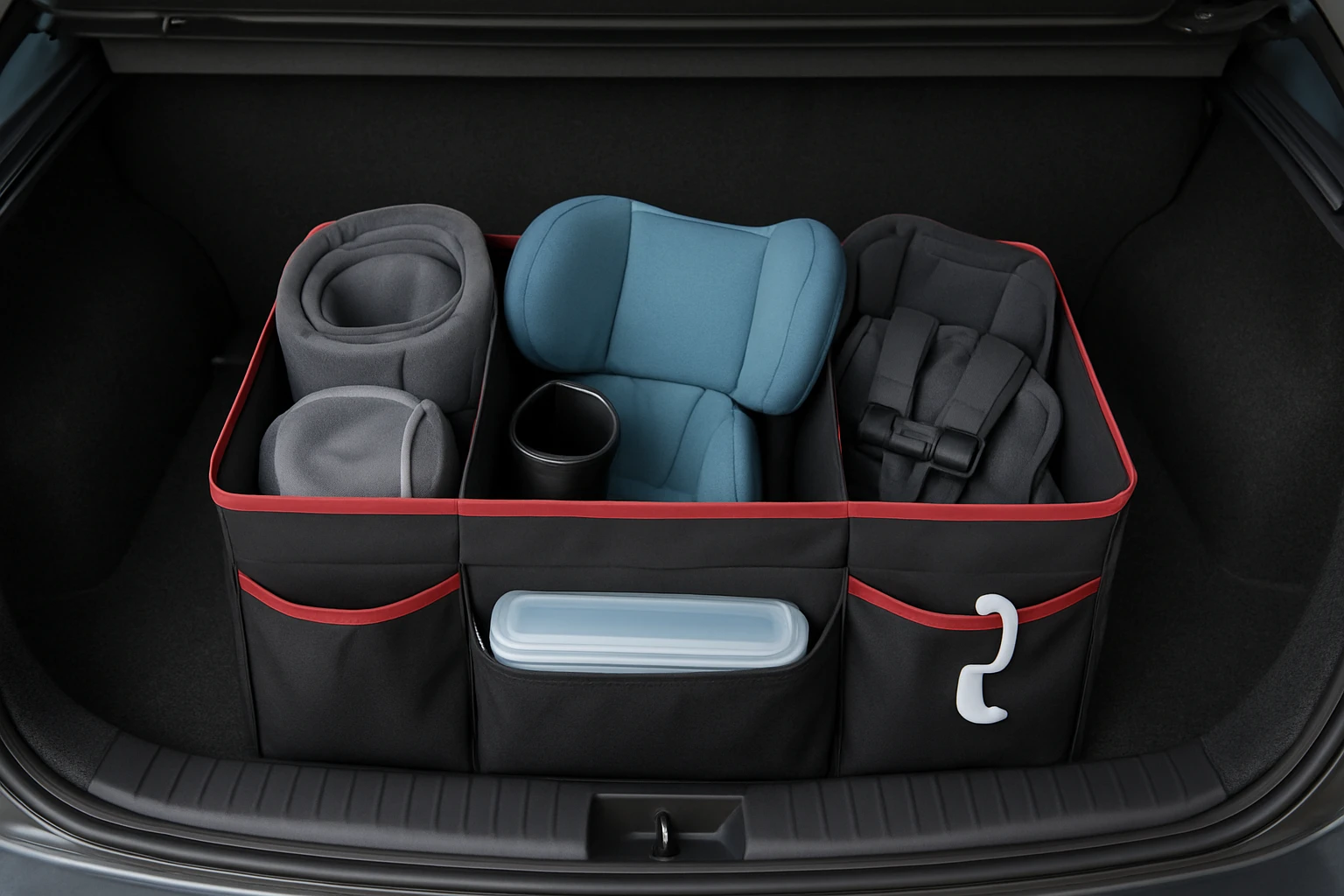 How to Organize Child Car Seat Accessories with a Trunk Organizer