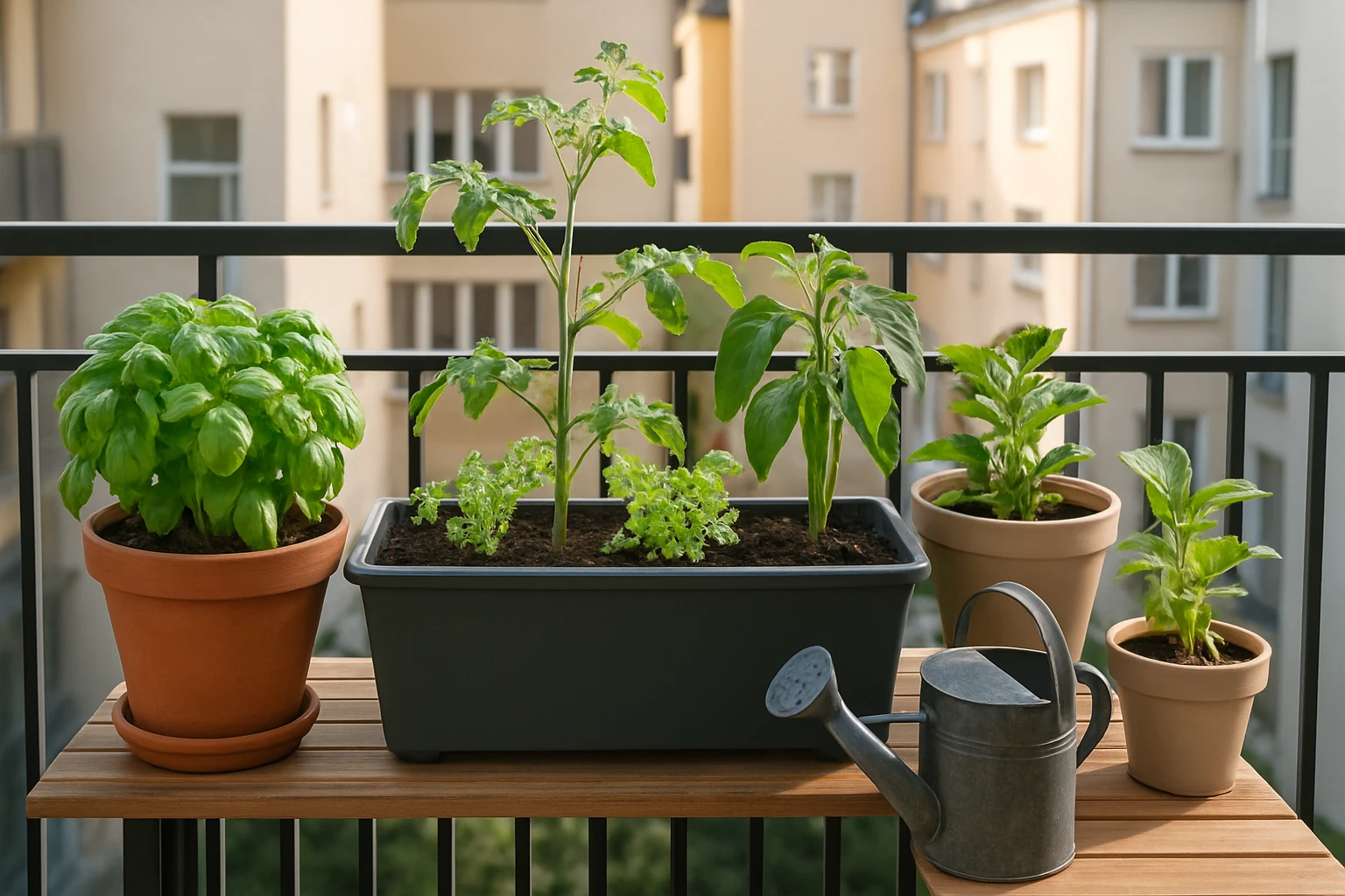 How to Create an Edible Balcony Garden for Apartment Preppers