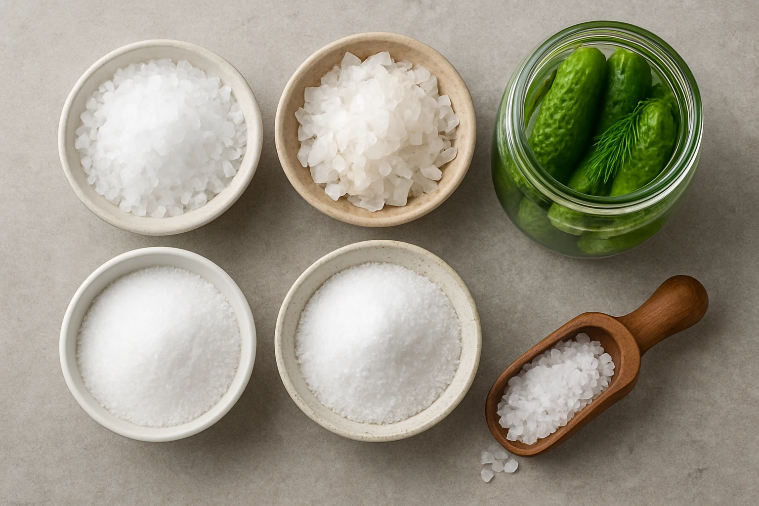 Types of Salt for Pickling: Complete Guide to Flavor, Texture & Fermentation