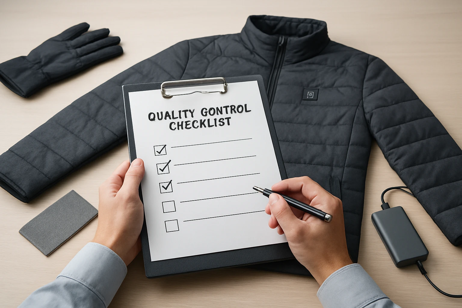Quality Control Checklist for Heated Clothing Manufacturers