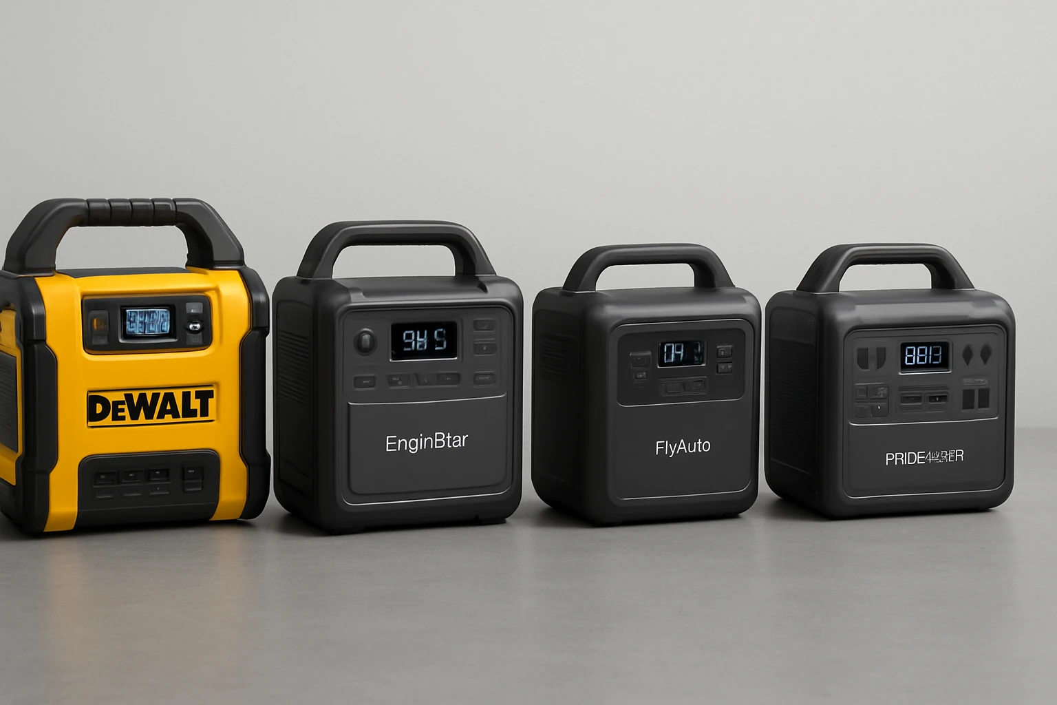 DEWALT Jump Starter vs EnginStar Power Station vs FlyAuto vs Pro Chaser Inverter: Detailed Comparison
