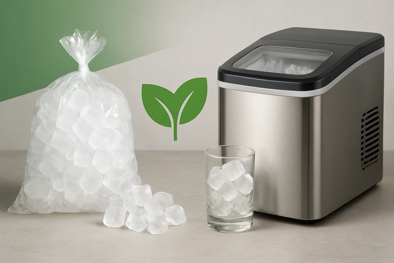 Bagged Ice vs. Countertop Ice Maker: Which Is Greener?
