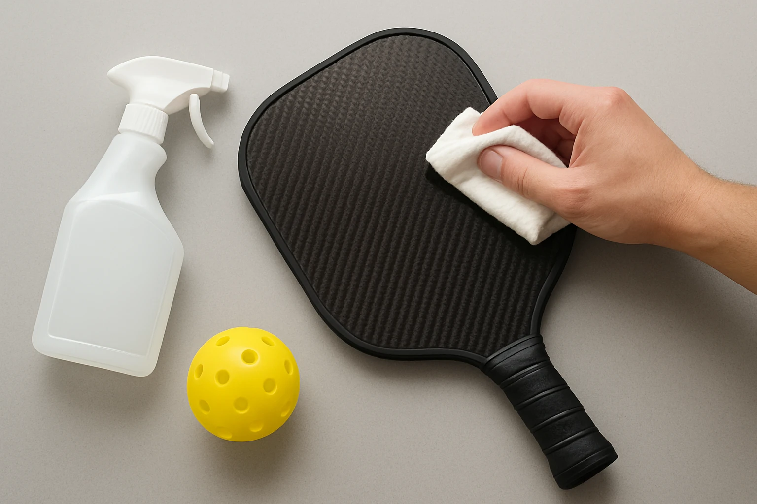 How to Clean a Carbon Fiber Pickleball Paddle