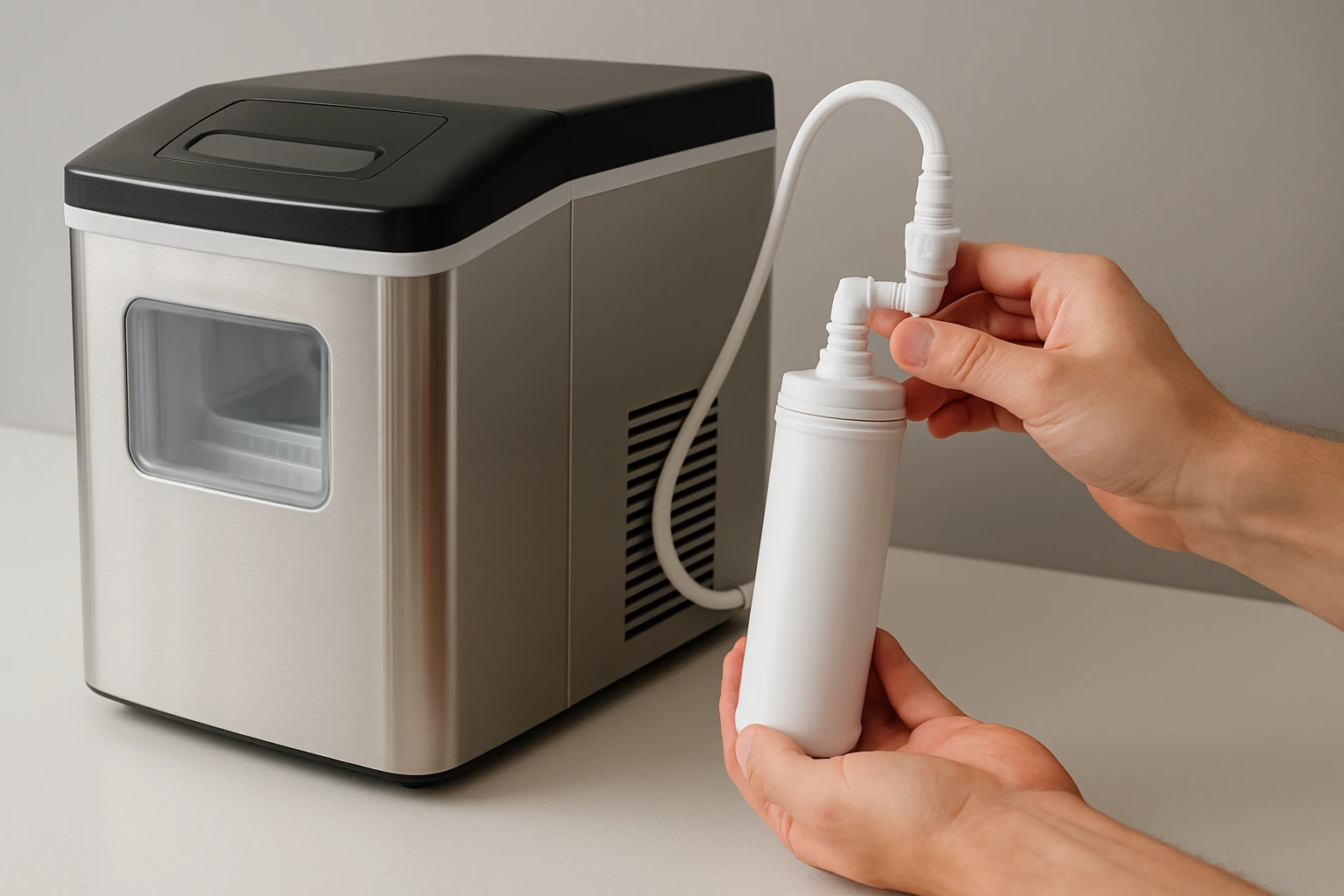 How to Add an External Water Filter to Your Countertop Ice Maker