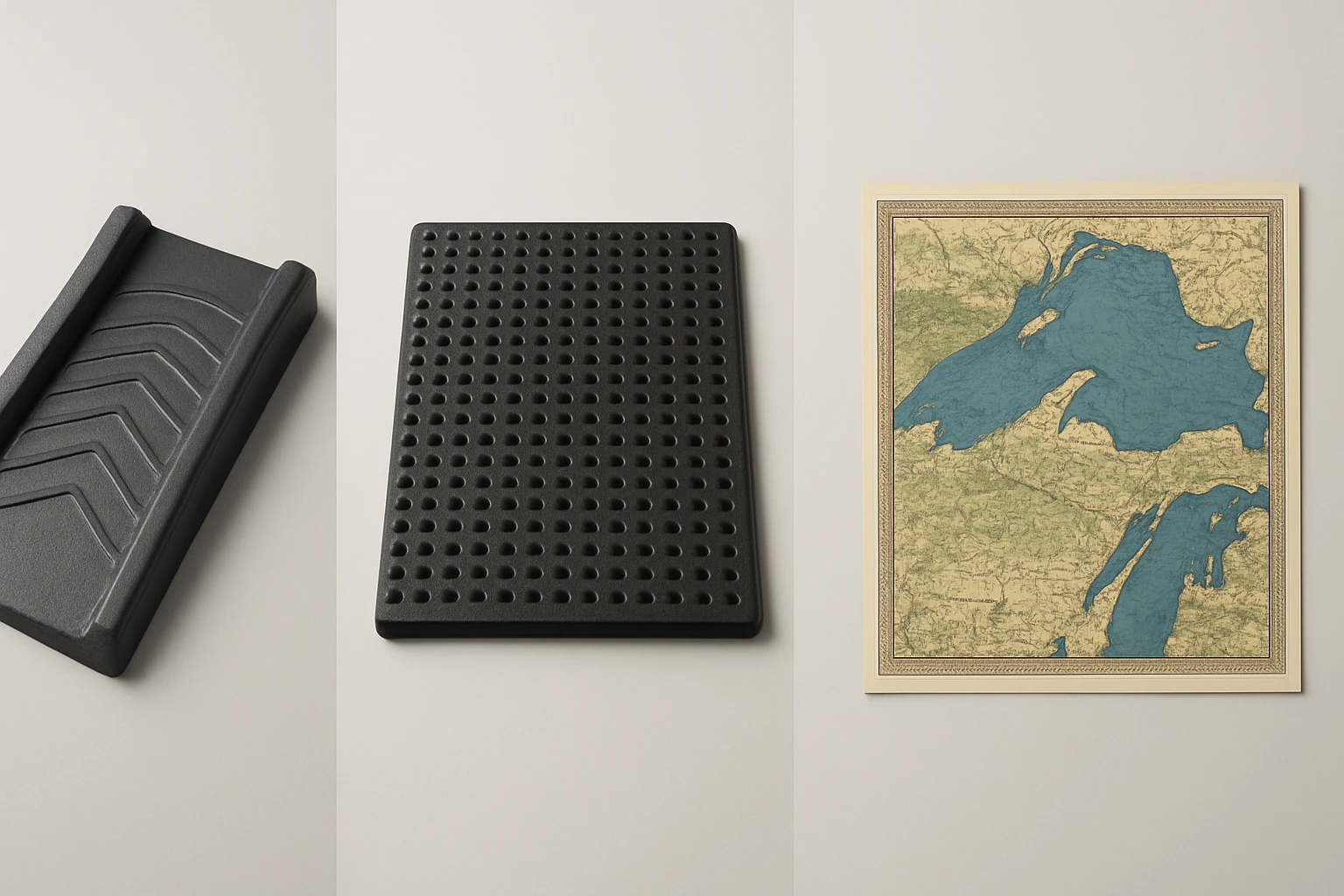 Rubberific Splash Block vs Whitecap Mat vs EcoFoil