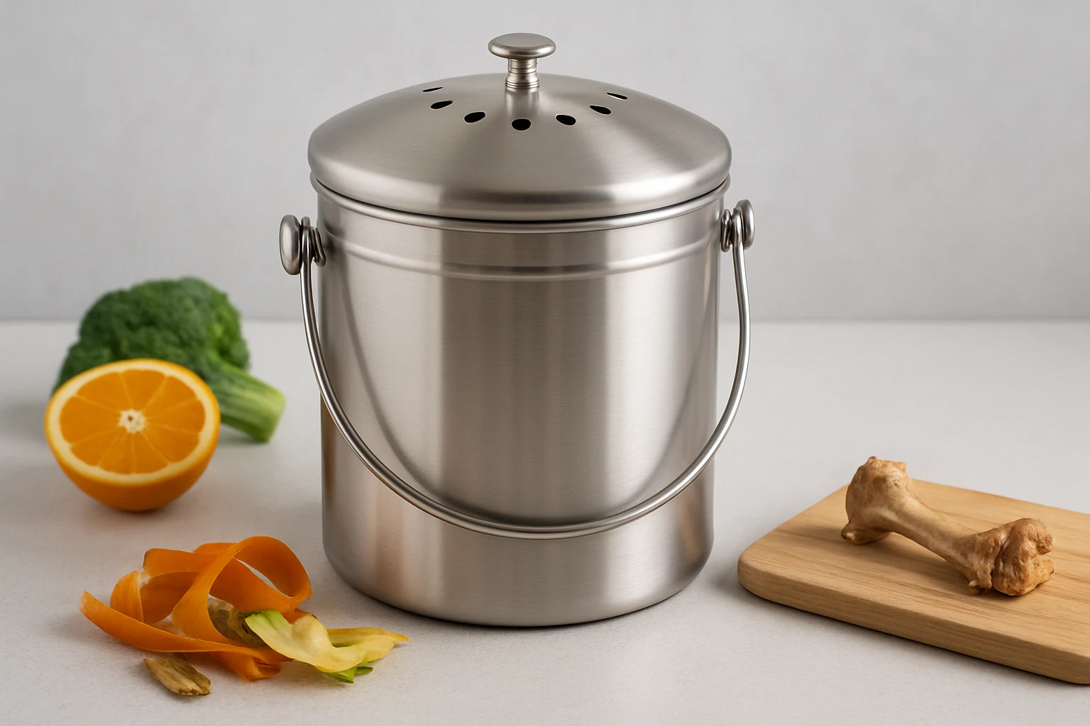 RED FACTOR Stainless Steel Compost Bin Review & FAQ